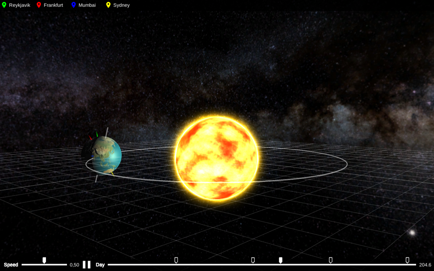 Daylength live project preview