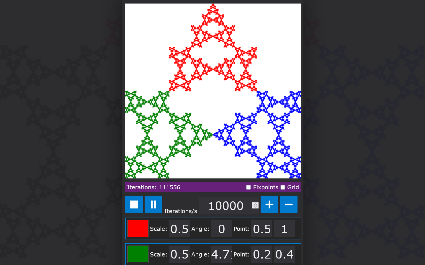 Fractals live project preview